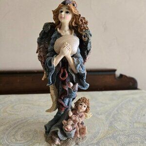 Bears & Friends Folkstone Collection figurine titled "Oceania... the Ocean Angel